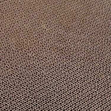 Диван-когтеточка District 70-4727 - когтеточка з гофрокартону, білий, розмір L (60 x 35 x 18 см)