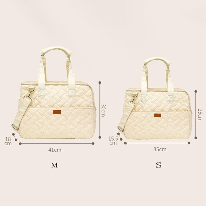 Сумка-переноска для собак маленьких порід WSFYTAM, сіра, M