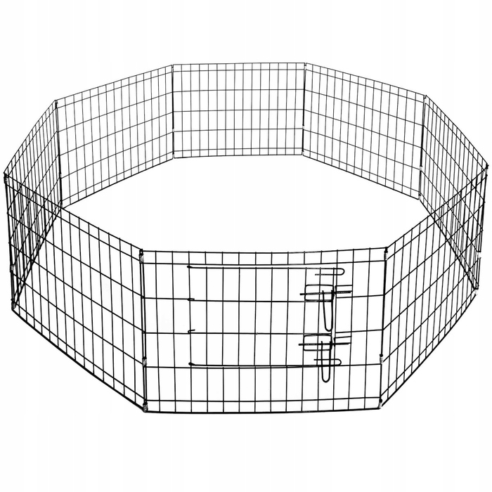 Металева клітка для середніх собак Springos, 155 x 155 x 76 см
