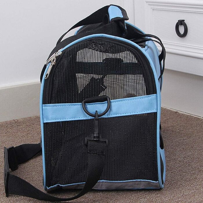 Транспортна сумка для котів та собак Levoberg, 47x30x23 см, зелена, M