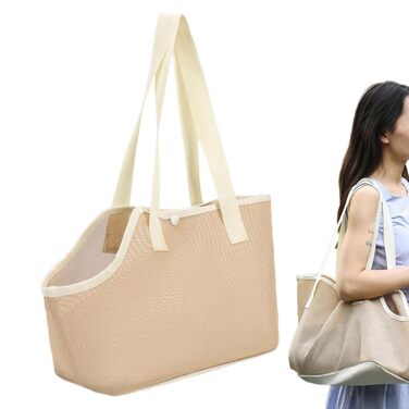 Транспортна переноска для собак та котів, складна переноска для тварин, переноска-сумка з сітки, велика та дихаюча переноска для цуценят