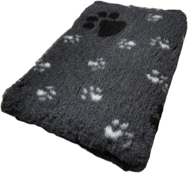 М'який килимок для собак Vet-Bed Softbed Dry-Bed: неслизький, 30 мм, темно-сірий, 100x80 см