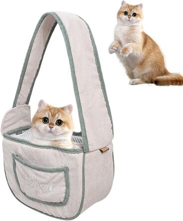 Сумка-переноска для собак та котів – водонепроникна, дихаюча, легка переноска для прогулянок | Для маленьких тварин