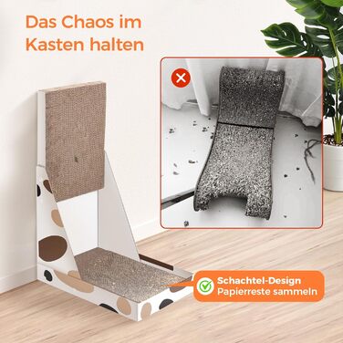 Котячий когтетопка ComSaf L-подібної форми, 64 см, з картону, для кішок, когтеточка, аксесуари для котів, когтеточки, котячі меблі