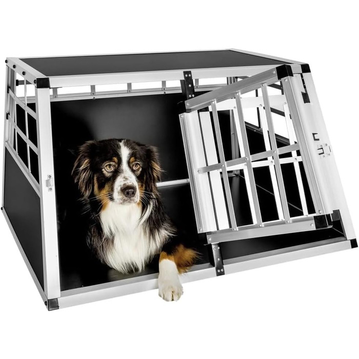 Кіяж для собак MaxxPet: переноска для авто, велика (89x69x50 см), алюмінієва