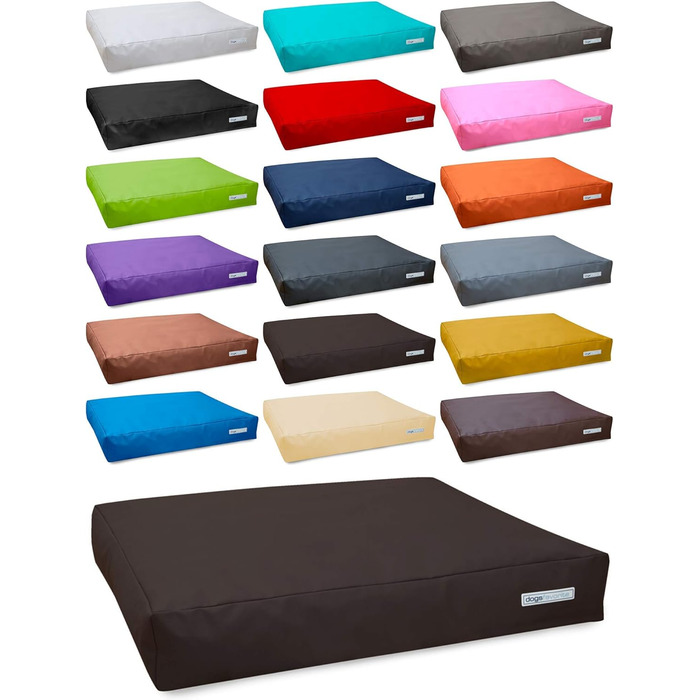 Крісло-ліжко для собак Big Pad з екошкіри, 140 x 110 см, XXL, мокко