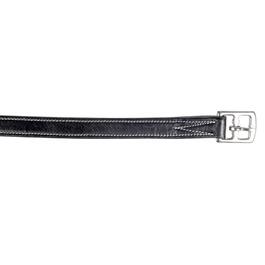 Шкіряні стремена для кінного спорядження HKM Flexi, 2 шт, чорні, 165 см