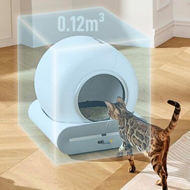 Автоматичний туалет для котів EZICLEAN CATBOT K8i з самоочищенням та Wi-Fi