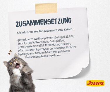 Сухий корм для котів Josera Catelux з качкою та картоплею, 10 кг
