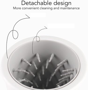 Автоматичний мийник для собак, акумуляторний, м'який, регульований електричний мийник для домашніх тварин