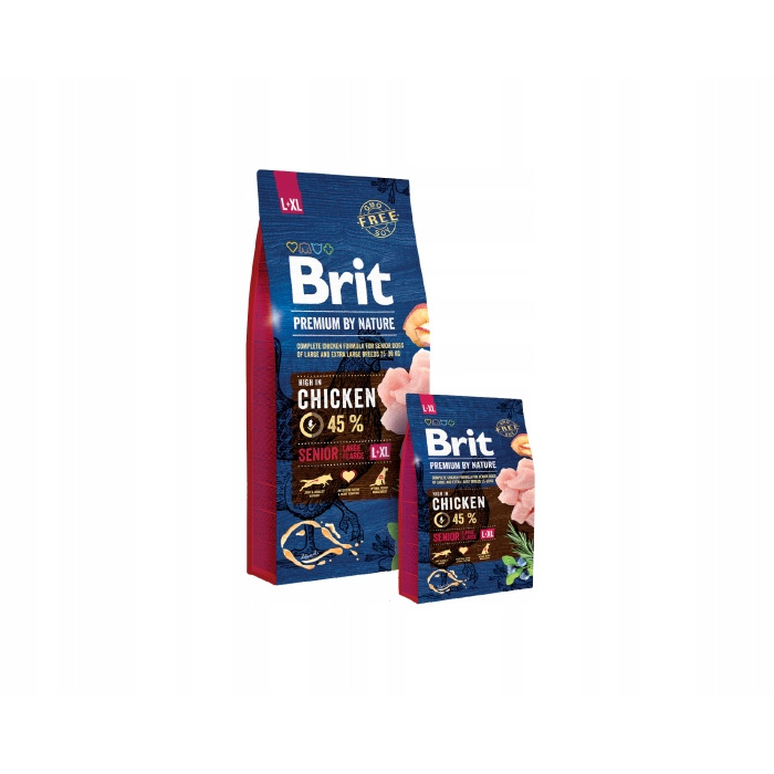 Сухий корм для собак Brit Premium by Nature Senior S+M з куркою, 15 кг