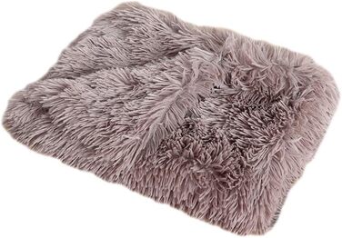 М'яка флісова ковдра для собак та котів, 100x75 см, хакі