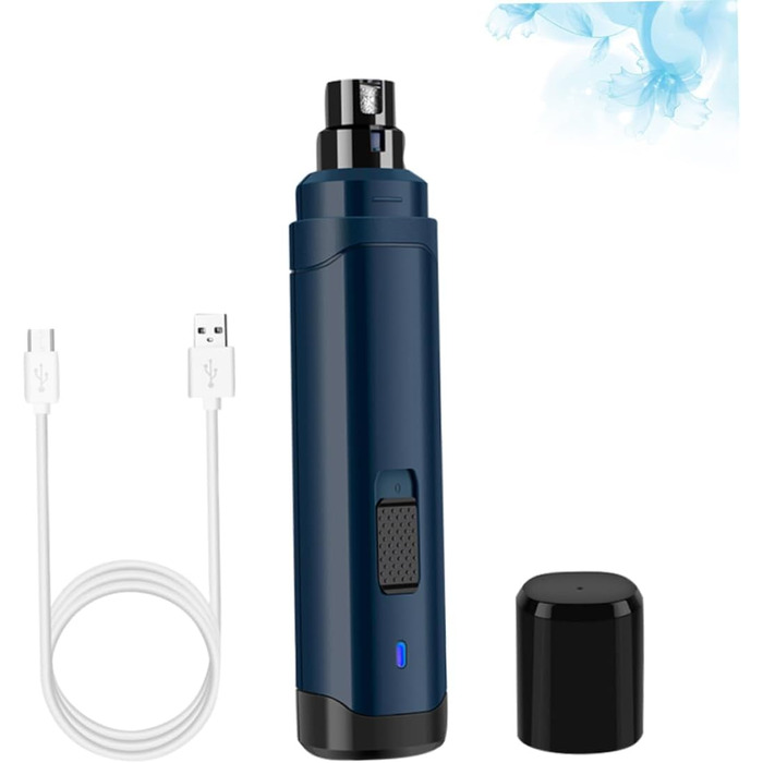 Електричний шліфувальник нігтів для домашніх тварин Milisten USB. Безшумний триммер для собак та котів. Безпечний та швидкий догляд за кігтями.