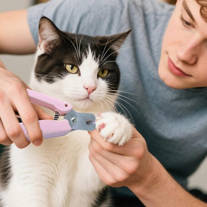 Електричний триммер для обрізки кігтів собак та котів 2-в-1 з LED-підсвічуванням та захисним насадком, ергономічний дизайн, для собак та котів будь-якого розміру