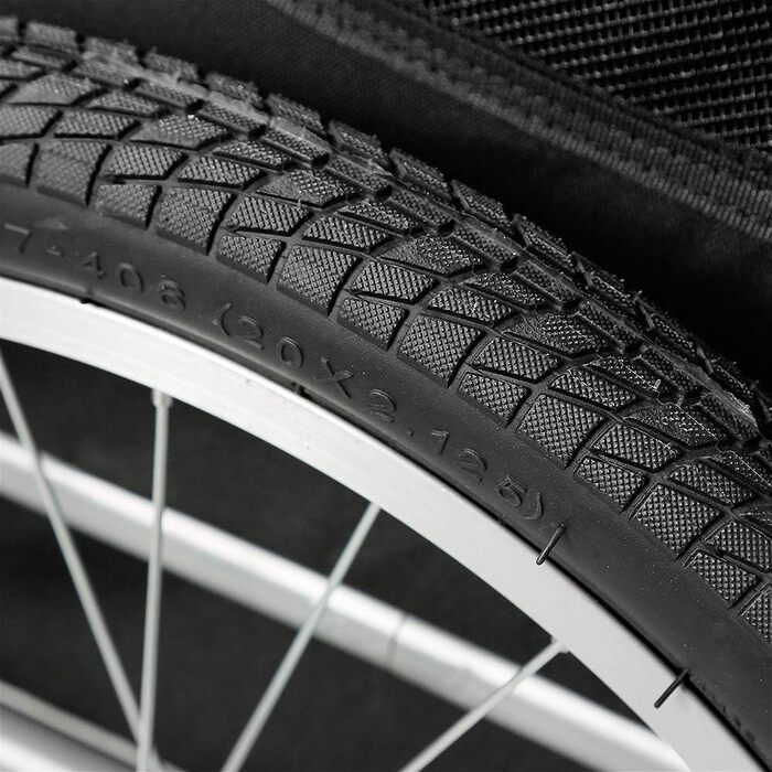 2-в-1 Причіп для дітей та домашніх тварин, велосипедний причіп, функція бігу, для собак середніх розмірів, вантажопідйомність до 40 кг, помаранчевий