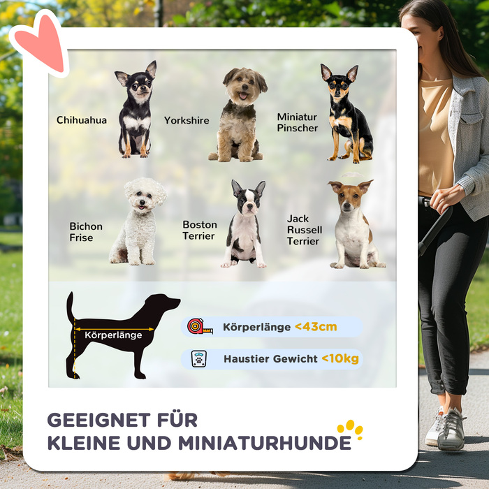 PawHut Dog Buggy Коляска для собак Баггі для маленьких собак і кішок Коляска для домашніх тварин Коляска для домашніх тварин Cat Buggy Oxford Black 76.5 x 52 x 95 см | Аосом