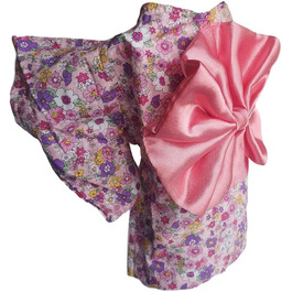 Костюм для собаки WeeH, карнавальна сукня для кота, косплей, японський кімоно, одяг для домашніх тварин (собаки, коти, кролики, свині), веселощі, фіолетовий, маленький