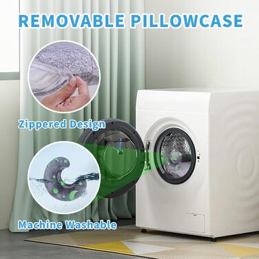 Заспокійливе U-подібне подушечка для домашніх тварин для собак та котів, машинного прання, ультрам'який флісовий чохол, подушечка для підтримки шиї для літніх людей, слабких, недієздатних тварин, яскраво-сірого кольору