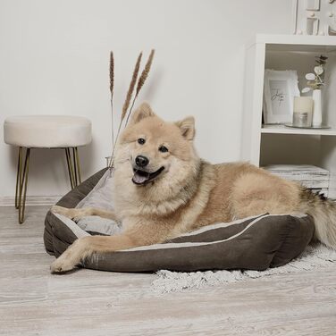 Ляжка для собак Ne&no® 2 в 1: охолоджуючий та зігріваючий матеріал, середні породи, 80x60 см, коричнева