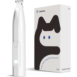 Професійна собача машинка для стрижки FuzzyFix, 2 швидкості, ергономічний дизайн, для собак та котів, тример для собак з густою, довгою та кучерявою шерстю (рожевий)