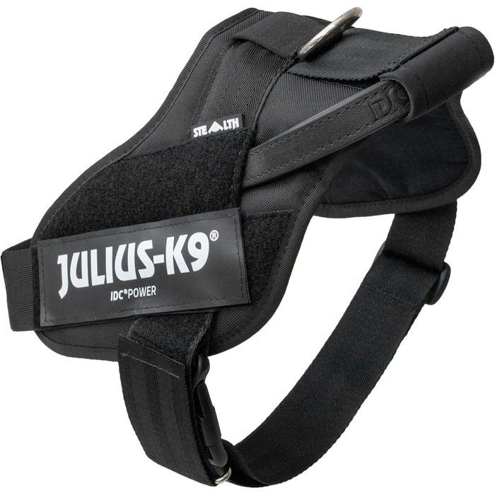Шлея Julius-K9 IDC Stealth, розмір XL/2, чорна, для собак