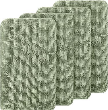 Набір килимків для собак OLANLY, 4 шт., 76.2 x 50.8 см, швидковисихаючі, антиковзаючі, для входу в дім