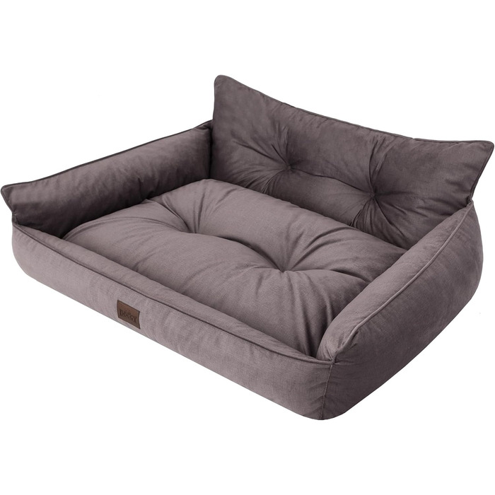 Ліжко для собак Joker Gesteppt: зручне та легке в догляді, розмір L (106x80 см) / XL (132x106 см), колір: коричневий