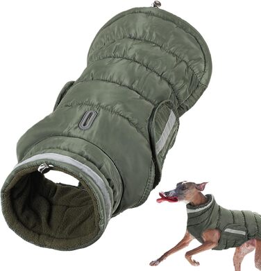 Водонепроникний теплий зимовий одяг для собак: куртка з флісовою підкладкою для маленьких, середніх та великих собак