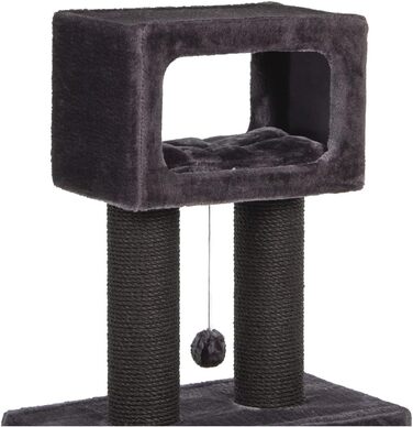 Дряпка-кігтеточка CanadianCat Columbia для котів, 60x36x110 см, антрацит