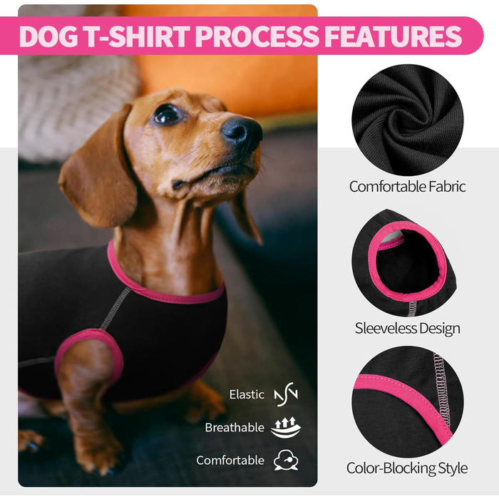 Пуловер для такси - теплий пуловер для собак, одяг для маленьких собак, светр для такси, чорний одяг для собак M