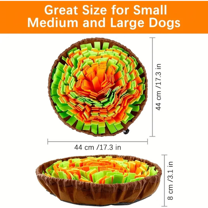 Килимок для собак Roy, килимок-нюхалка, іграшка-головоломка для собак, килимок для повільного годування, тренувальний килимок для цуценят