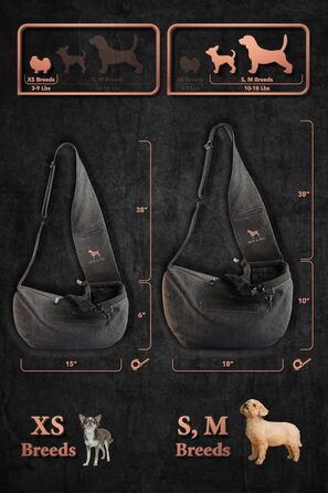 Трансформер для собак Noah & Paw: переноска для маленьких собак до 5 кг з регульованим ремінцем та м'яким хутром, 3 системи безпеки, з веганської шкіри