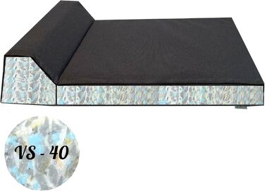 FORTISLINE Лежанка для собак, килимок для собак Everest, надміцний, водонепроникний (120x80x9 см, сірий)