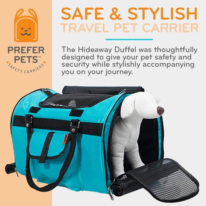 Переноска для тварин Befavorgen Pets Travel Gear 312tang Hideaway Duffle, середнього розміру
