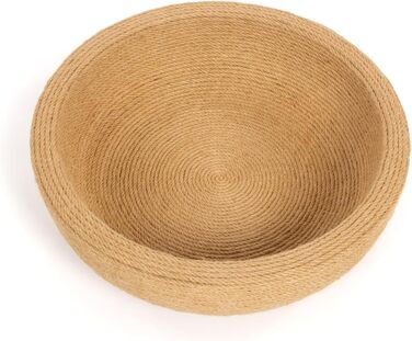 Котяча дряпальня з миски CanadianCat - лежанка з сизалю, 45x45x16 см