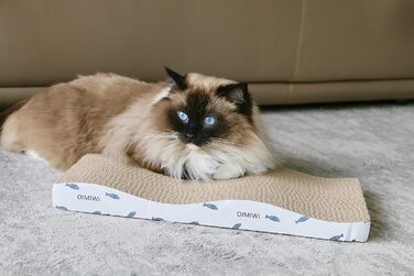Когтеточка для котів, 4 шт, з картону, двостороння, широка, довговічна