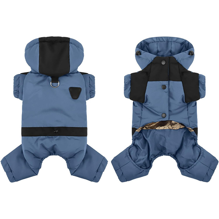 Зимовий теплий костюм для ляльки (43 см) з капюшоном, 4 ноги