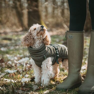 HUNTER Hundemantel Paxson оливковий, теплий, водонепроникний, для собак, розмір 50