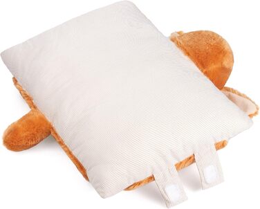 М'яка іграшка-подушка BRUBAKER, собака - 2 в 1 плюшевий звір та подушка - 40 x 30 см, коричнева