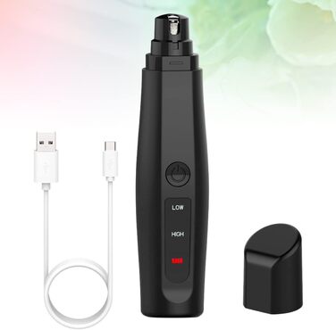 Електричний триммер для нігтів Happyyami для собак та котів - безпечний та зручний, з алмазним насадком