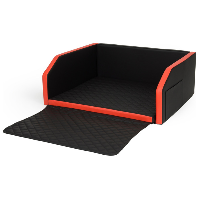 Автомобільний килимок з пластику Velinda 4XL, червоний, 40 x 100 см
