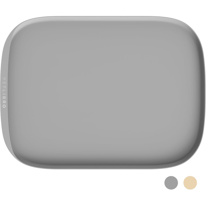 Підкладка під миску для собак та котів PETLIBRO Silikon, сіра, 45x30 см, нековзна, водонепроникна, для миття в посудомийній машині