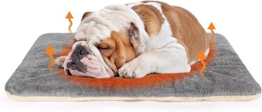 М'яка килимок для переноски собак Kaket, 80x60 см, сірий, для середніх собак та котів