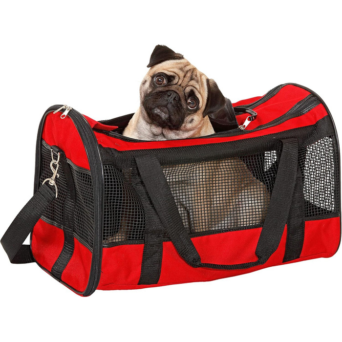 Karlie Tragetasche Divina - велика сумка-рюкзак для мами (50x28x30 см, червона)