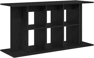 Тумба для акваріума vidaXL 120x40x60 см, ДСП, чорний дуб, міцна акваріумна підставка