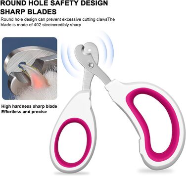 Тример для кігтів домашніх тварин - Katzennagelknipser (рожевий)