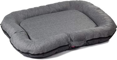 Водонепроникне лежанка для собак, лежанка-матрац з Codura, сіра, розмір M (80 x 65 см) | Для дому та вулиці | Лежанка для середніх собак