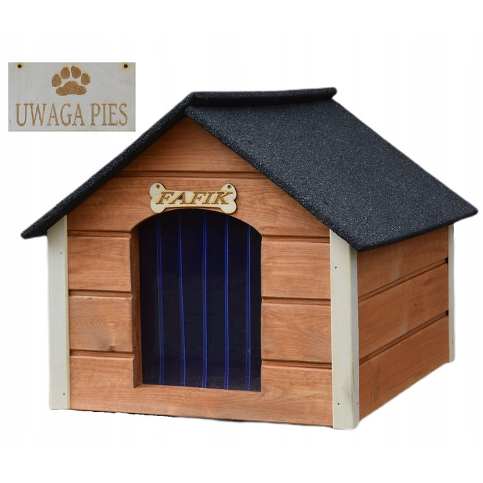 Будник для собак Drewmart, дерево, зовнішні розміри: 83 x 63 x 63 см