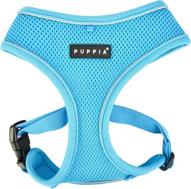 М'яка шлейка для собак Soft Harness Pro, розмір M, небесно-блакитна