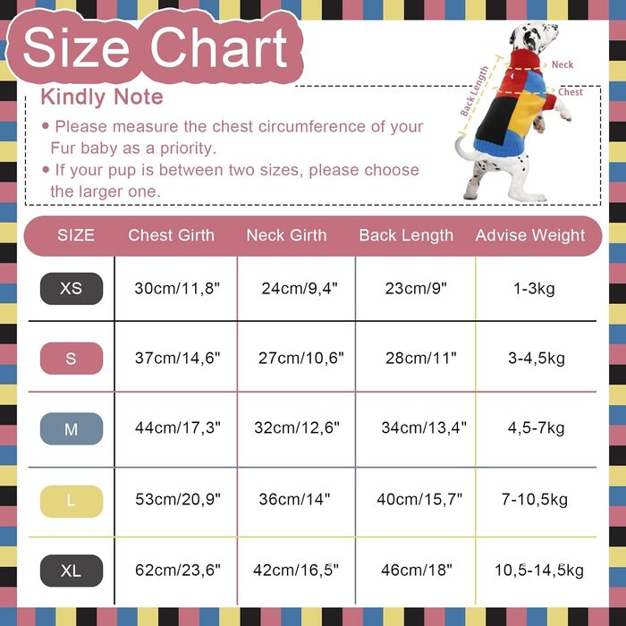 Вовняний пуловер для собак Hjumarayan, вінтажний стиль, отвір для повідка, блоковий колір, пуловер з коміром-стійкою для маленьких собак, теплий, червоний S